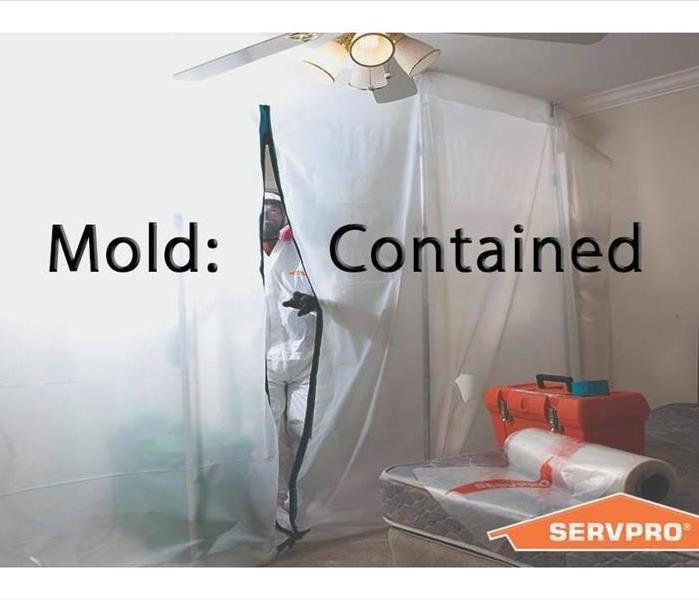 Contaiment set for mold remediation